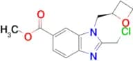 Methyl (R)-2-(chloromethyl)-1-(oxetan-2-ylmethyl)-1H-benzo[d]imidazole-6-carboxylate