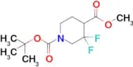 1-(tert-Butyl) 4-methyl 3,3-difluoropiperidine-1,4-dicarboxylate
