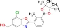 (7-Chloro-2-(2-methyl-3-(4,4,5,5-tetramethyl-1,3,2-dioxaborolan-2-yl)phenyl)benzo[d]oxazol-5-yl)me…