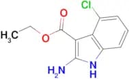 Ethyl 2-amino-4-chloro-1H-indole-3-carboxylate