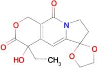 4'-Ethyl-4'-hydroxy-7',8'-dihydrospiro[[1,3]dioxolane-2,6'-pyrano[3,4-f]indolizine]-3',10'(1'H,4'H…
