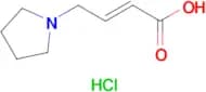 (E)-4-(Pyrrolidin-1-yl)but-2-enoic acid hydrochloride