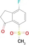 4-Fluoro-7-(methylsulfonyl)-2,3-dihydro-1H-inden-1-one