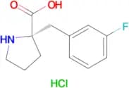 (S)-2-(3-Fluorobenzyl)pyrrolidine-2-carboxylic acid hydrochloride