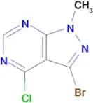 3-Bromo-4-chloro-1-methyl-1H-pyrazolo[3,4-d]pyrimidine