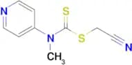 Cyanomethyl methyl(4-pyridyl)carbamodithioate