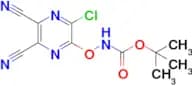 tert-Butyl ((3-chloro-5,6-dicyanopyrazin-2-yl)oxy)carbamate