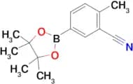 2-Methyl-5-(4,4,5,5-tetramethyl-1,3,2-dioxaborolan-2-yl)benzonitrile