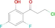 3-Chloro-1-(2,4-difluoro-6-hydroxyphenyl)propan-1-one