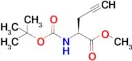 Methyl (S)-2-((tert-butoxycarbonyl)amino)pent-4-ynoate