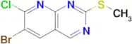 6-Bromo-7-chloro-2-(methylthio)pyrido[2,3-d]pyrimidine