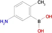 (5-Amino-2-methylphenyl)boronic acid