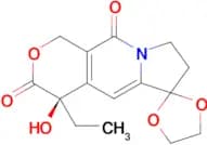(R)-4-Ethyl-4-hydroxy-1,4,7,8-tetrahydro-3H,10H-spiro[pyrano[3,4-f]indolizine-6,2'-[1,3]dioxolane]…
