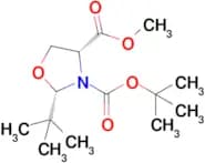 3-(tert-Butyl) 4-methyl (2S,4R)-2-(tert-butyl)oxazolidine-3,4-dicarboxylate