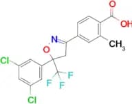 4-(5-(3,5-Dichlorophenyl)-5-(trifluoromethyl)-4,5-dihydroisoxazol-3-yl)-2-methylbenzoic acid