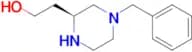 (S)-2-(4-Benzylpiperazin-2-yl)ethan-1-ol