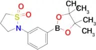 2-(3-(4,4,5,5-Tetramethyl-1,3,2-dioxaborolan-2-yl)phenyl)isothiazolidine 1,1-dioxide