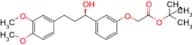 tert-Butyl (R)-2-(3-(3-(3,4-dimethoxyphenyl)-1-hydroxypropyl)phenoxy)acetate