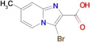 3-Bromo-7-methylimidazo[1,2-a]pyridine-2-carboxylic acid