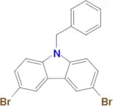 9-Benzyl-3,6-dibromocarbazole