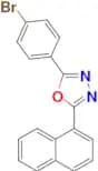 2-(4-Bromophenyl)-5-(1-naphthyl)-1,3,4-oxadiazole