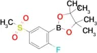 2-(2-Fluoro-5-(methylsulfonyl)phenyl)-4,4,5,5-tetramethyl-1,3,2-dioxaborolane