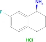 (S)-7-Fluoro-1,2,3,4-tetrahydronaphthalen-1-amine hydrochloride
