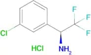 (S)-1-(3-Chlorophenyl)-2,2,2-trifluoroethan-1-amine hydrochloride