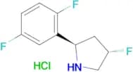 (2R,4S)-2-(2,5-Difluorophenyl)-4-fluoropyrrolidine hydrochloride