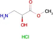Methyl (S)-3-amino-2-hydroxypropanoate hydrochloride