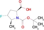 (2S,4R,5S)-1-(tert-Butoxycarbonyl)-4-fluoro-5-methylpyrrolidine-2-carboxylic acid