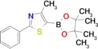 4-Methyl-2-phenyl-5-(4,4,5,5-tetramethyl-1,3,2-dioxaborolan-2-yl)thiazole