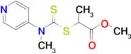 Methyl 2-[methyl(4-pyridinyl)carbamothioylthio]propionate