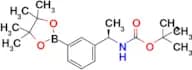 tert-Butyl (R)-(1-(3-(4,4,5,5-tetramethyl-1,3,2-dioxaborolan-2-yl)phenyl)ethyl)carbamate