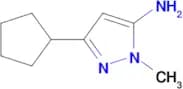 3-Cyclopentyl-1-methyl-1H-pyrazol-5-amine