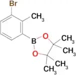 2-(3-Bromo-2-methylphenyl)-4,4,5,5-tetramethyl-1,3,2-dioxaborolane