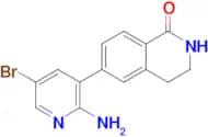 6-(2-Amino-5-bromopyridin-3-yl)-3,4-dihydroisoquinolin-1(2H)-one