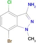 7-Bromo-4-chloro-1-methyl-1H-indazol-3-amine