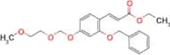 Ethyl (E)-3-(2-(benzyloxy)-4-((2-methoxyethoxy)methoxy)phenyl)acrylate
