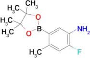 2-Fluoro-4-methyl-5-(4,4,5,5-tetramethyl-1,3,2-dioxaborolan-2-yl)aniline