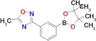 5-Methyl-3-(3-(4,4,5,5-tetramethyl-1,3,2-dioxaborolan-2-yl)phenyl)-1,2,4-oxadiazole