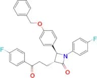 (3R,4S)-4-(4-(Benzyloxy)phenyl)-1-(4-fluorophenyl)-3-(3-(4-fluorophenyl)-3-oxopropyl)azetidin-2-one