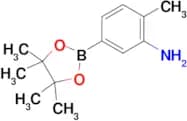 2-Methyl-5-(4,4,5,5-tetramethyl-1,3,2-dioxaborolan-2-yl)aniline
