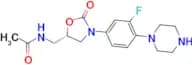 (S)-N-((3-(3-Fluoro-4-(piperazin-1-yl)phenyl)-2-oxooxazolidin-5-yl)methyl)acetamide