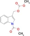 Methyl 3-(((methoxycarbonyl)oxy)methyl)-1H-indole-1-carboxylate