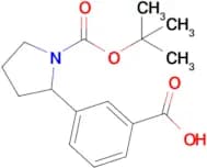 3-(1-(tert-Butoxycarbonyl)pyrrolidin-2-yl)benzoic acid