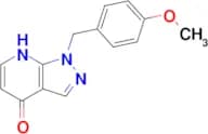 1-[(4-methoxyphenyl)methyl]-1H,4H,7H-pyrazolo[3,4-b]pyridin-4-one