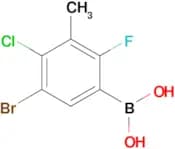 5-Bromo-4-chloro-2-fluoro-3-methylphenylboronic acid