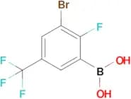 3-Bromo-2-fluoro-5-trifluoromethylphenylboronic acid