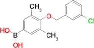4-(3′-Chlorobenzyloxy)-3,5-dimethylphenylboronic acid
